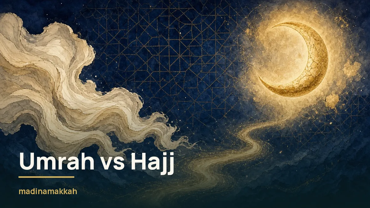 Umrah vs Hajj: A Short, Practical Explainer for First-Time Pilgrims