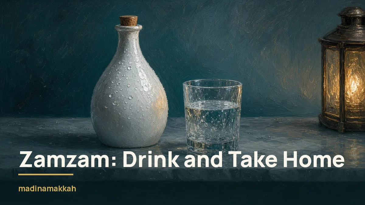 Zamzam Water: Drinking It and Taking It Home